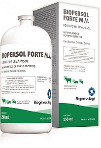 Biopersol Forte M.V. - Fosfato de Levamisol 250 Ml - Biogénesis Bagó