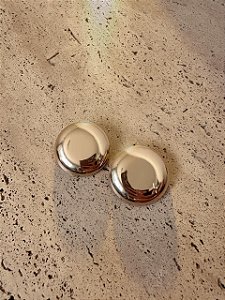 Brinco Grande Redondo Dourado