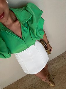 Blusa Manga Ariel Verde