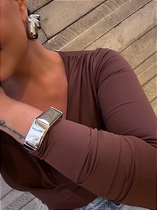 Bracelete Geométrico Prata