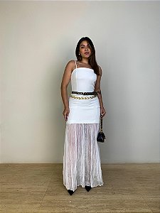 Vestido Longo Mariana Branco