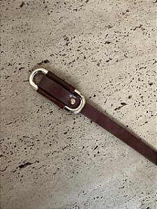 Cinto Couro Fino Marrom