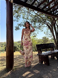 Vestido Cropped Jardim Majestoso Farm