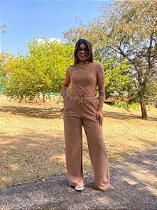 Conjunto Dora Bege Rosado