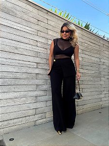 Calça Alfaiataria Clarice Preta