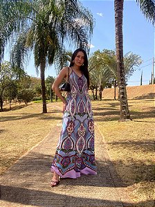 Vestido Estampado Nirvana Farm