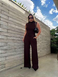 Conjunto Dora Marrom