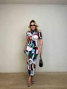 Vestido Midi Recanto Dos Coqueiros Farm