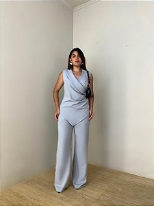 Conjunto Alfaiataria Bela Cinza