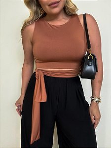 Cropped Amarração Bia Camel