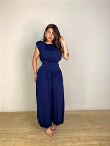 Macacão Karina Azul Marinho