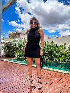 Short Saia Alfaiataria Preto