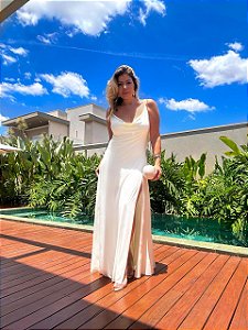 Vestido Longo Trancoso Branco