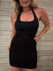 Blusa Frente Única Pâmela Preta