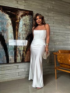 Vestido Longo Maracaípe Branco