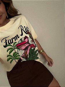 T-Shirt Fit Mangara Farm Rio Bege