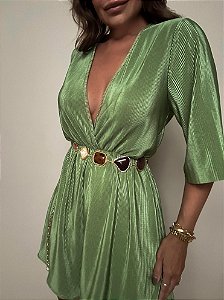 Cinto Corrente Pedras Grandes Dourado