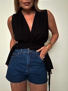 Short Jeans Escuro Leonie