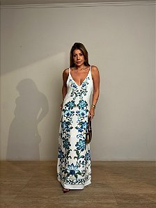 Vestido Longo Alcinha Laura Farm