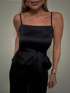 Regata Amarração Isa Baldo Preta