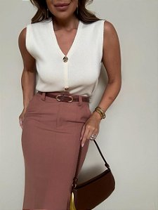 Colete Modal Antonietta Off White