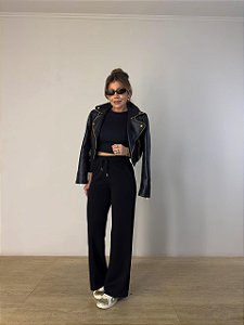 Calça Moletinho Dora Preta