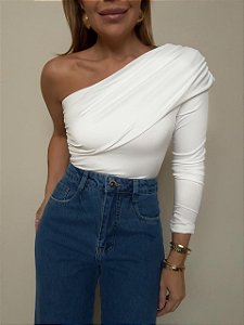 Cropped Nula Manga Leonelle Off White