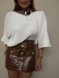 Blusa Tricot Matilde Branca