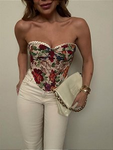Bolsa Courino Bege Creme