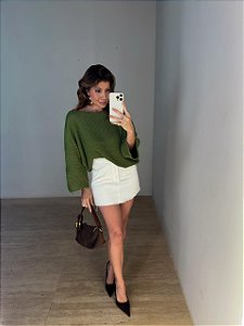 Saia Jeans Leonor Off White