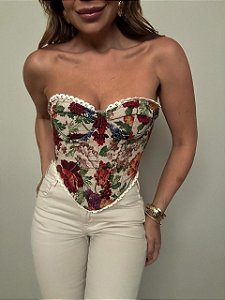 Corselet Estampado Francesca