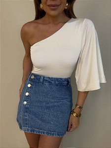 Body Nula Manga Romina Off White