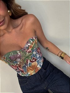 Corselet Estampado Adelaide