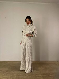 Conjunto Tricot Solenna Bege