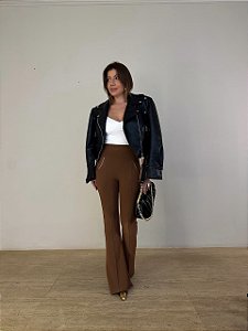 Calça Flare Ravello Caramelo