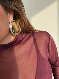 Brinco Pétala Dourado