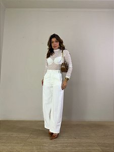 Calça Alfaiataria Alba Branca