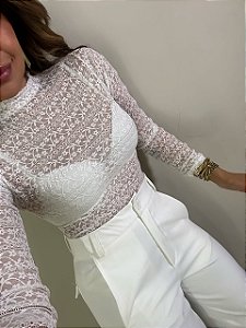 Body Renda Positano Branco