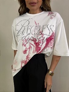 Maxi T-shirt Colcci Off White