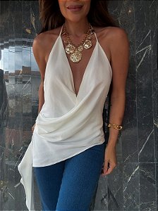 Blusa Linho Colcci Off White
