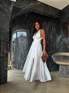 Vestido Midi Alice Branco