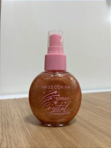 Iluminador Spray Crystal Bronze Dourado