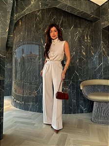 Conjunto Marie Bege Claro