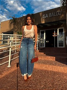 Calça Jeans Barrel Colcci
