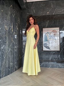 Vestido Longo Odette Amarelo
