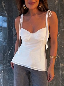 Blusa Amarração Livia Branca