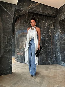 Blusa Assimétrica Elise Off White