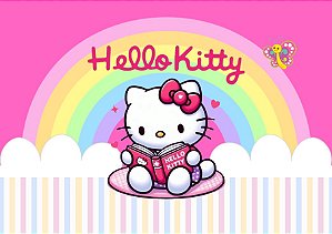 LIVRO DE COLORIR CAPA DURA WIRE-O HELLO KITTY