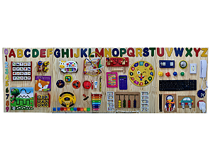 PAINEL SENSORIAL MONTESSORI
