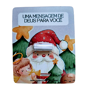 KIT C/36 CARTÕES DE NATAL 2025 C/ VERSÍCULOS BÍBLICOS NA CÁPSULA